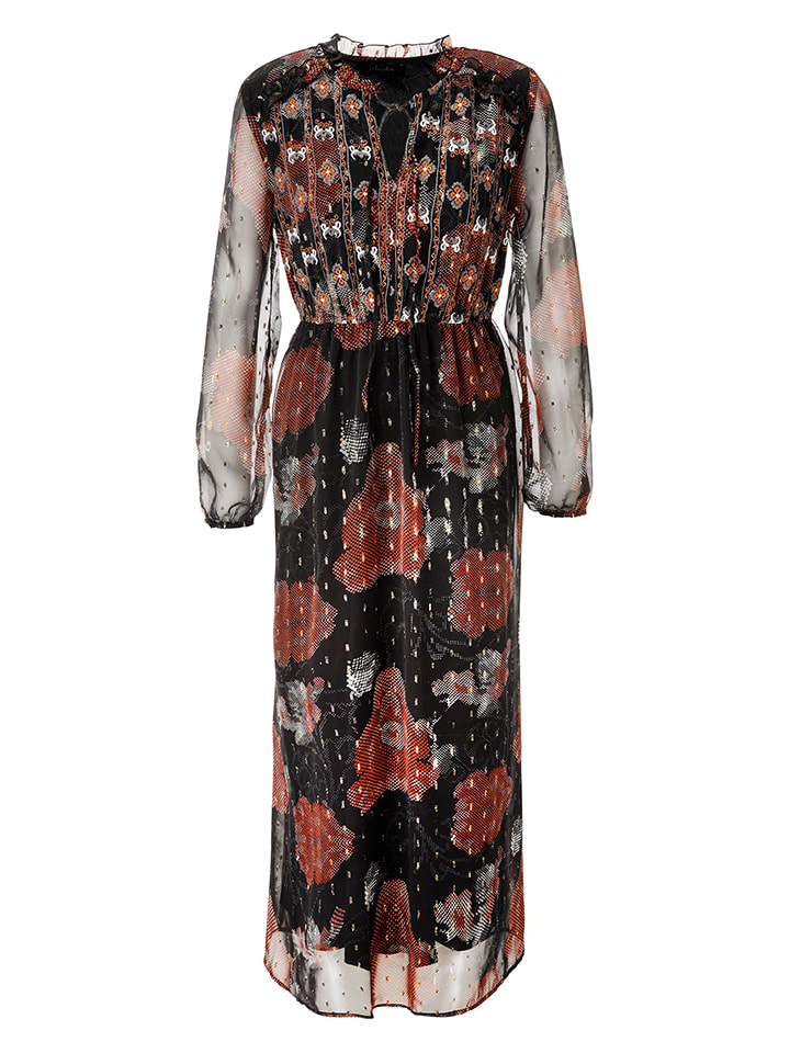 Šaty Aniston Schwarz/ Rot 6965227 Kleid in Schwarz/ Rot - 3