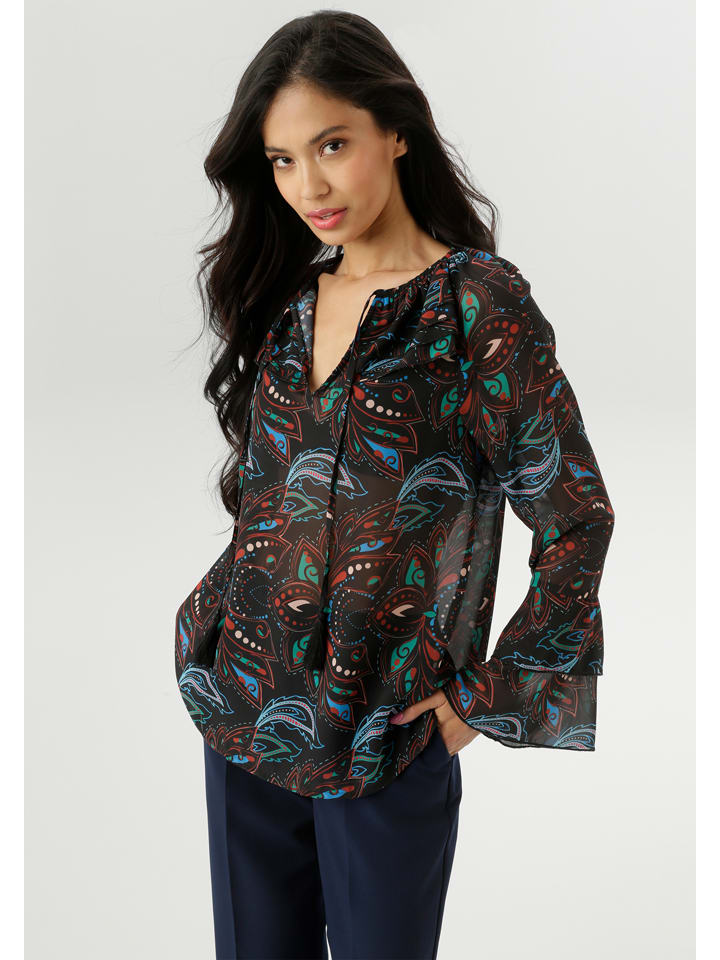 Aniston Schwarz 1175409 Bluse in Schwarz - 1
