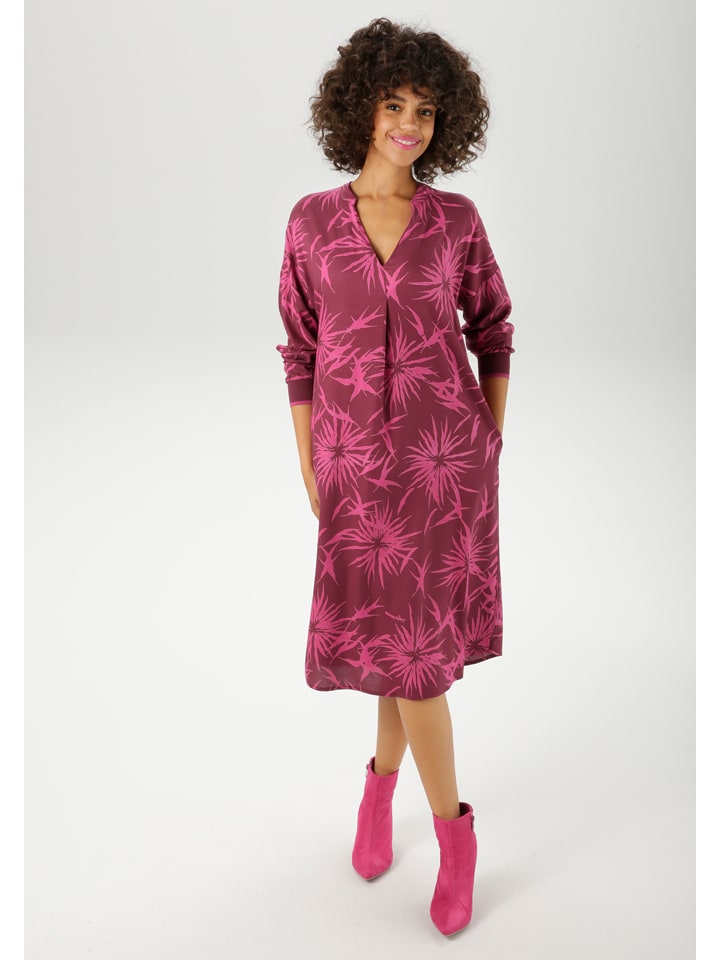 Šaty Aniston Bordeaux/ Pink 9768081 Kleid in Bordeaux/ Pink - 1
