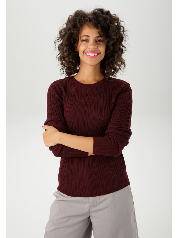 Sveter Aniston Bordeaux 6264557 Pullover in Bordeaux - 1