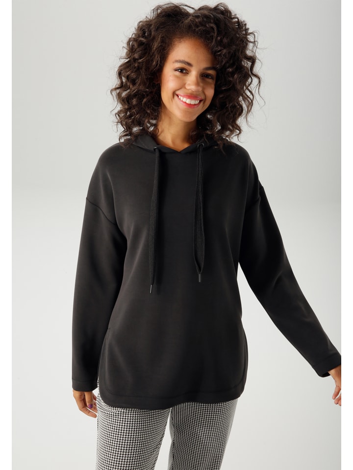 Mikina Aniston Schwarz 2281922 Hoodie in Schwarz - 1