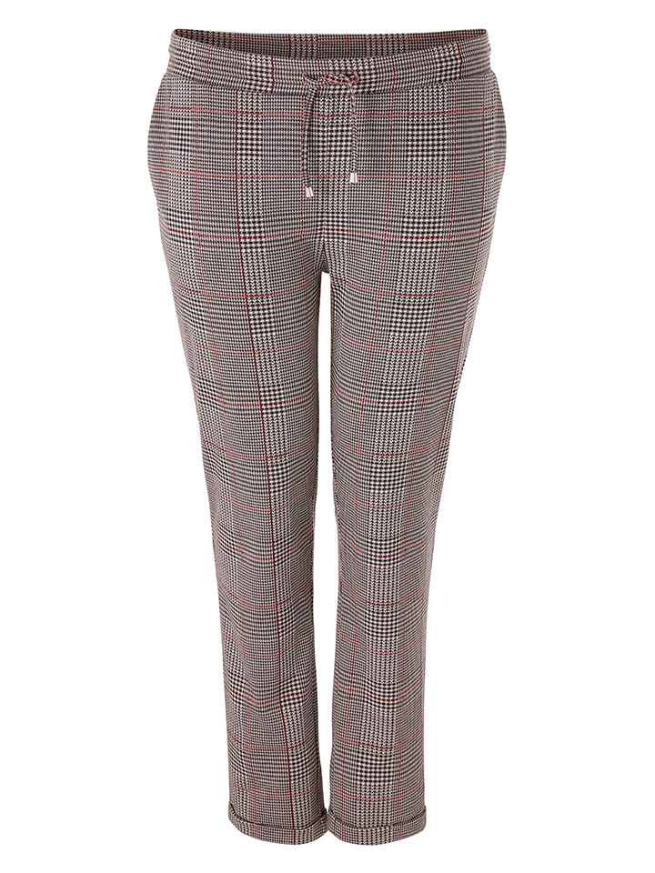 Nohavice Aniston Schwarz/ Weiß 8793728 Chino in Schwarz/ Weiß - 3