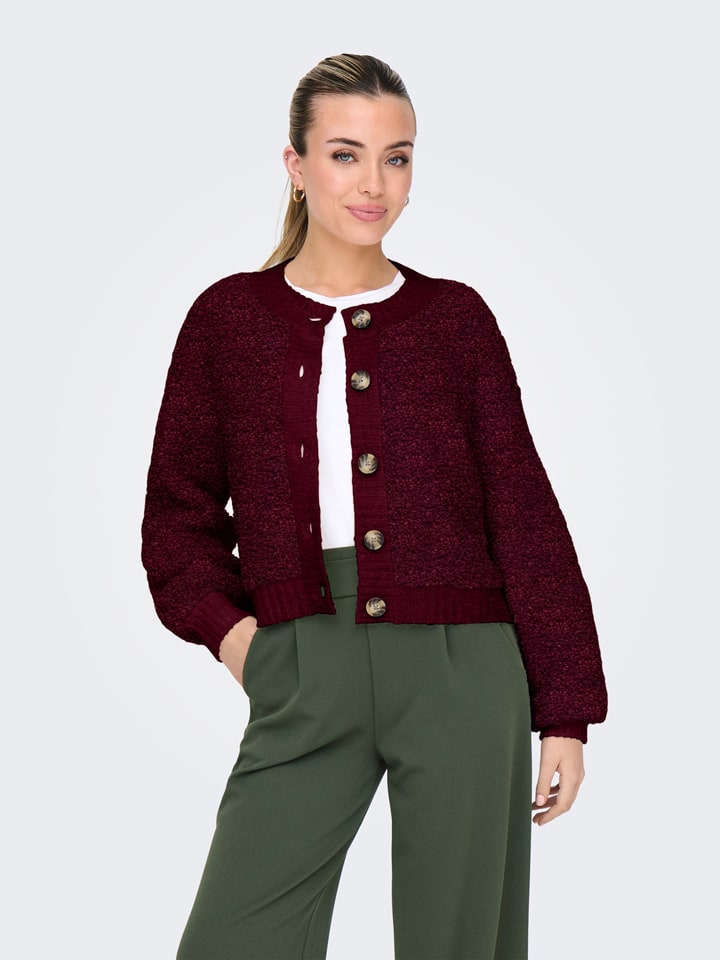 Sveter JDY Rot 1738866 Cardigan in Rot - 1
