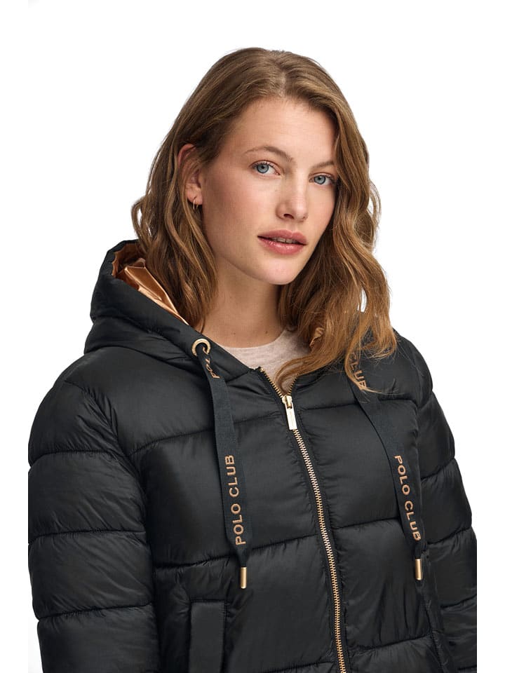 Dámska bunda Polo Club Schwarz 4182949 Steppjacke in Schwarz - 3