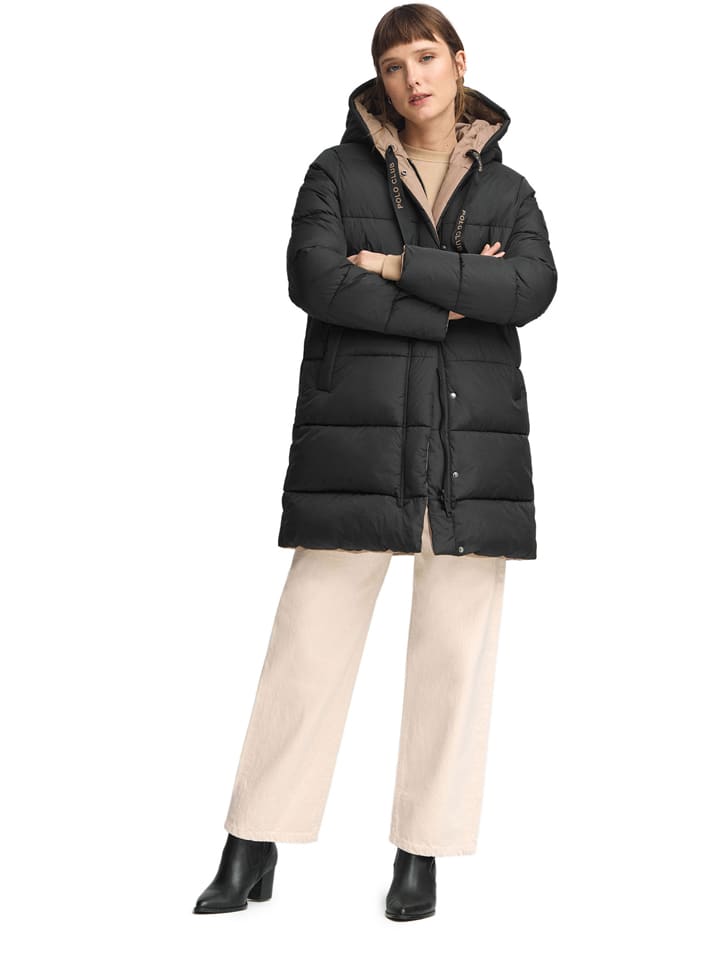 Dámska bunda Polo Club Beige/ Schwarz 3045458 Wendemantel in Beige/ Schwarz - 4