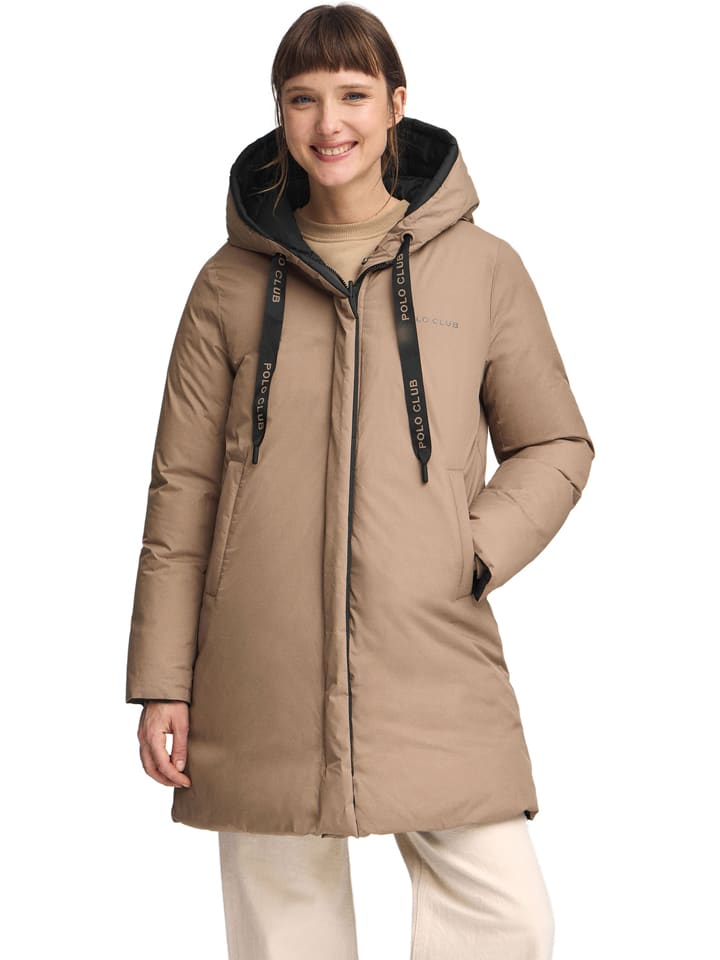 Dámska bunda Polo Club Beige/ Schwarz 3045458 Wendemantel in Beige/ Schwarz - 5