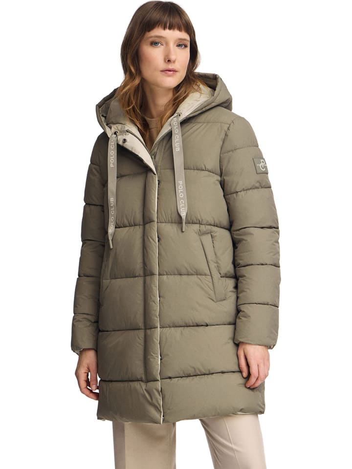 Dámska bunda Polo Club Beige/ Khaki 2582358 Wende-Steppjacke in Beige/ Khaki - 1