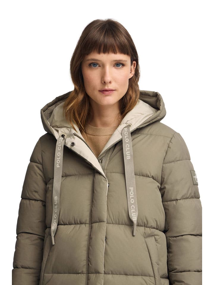 Dámska bunda Polo Club Beige/ Khaki 2582358 Wende-Steppjacke in Beige/ Khaki - 3