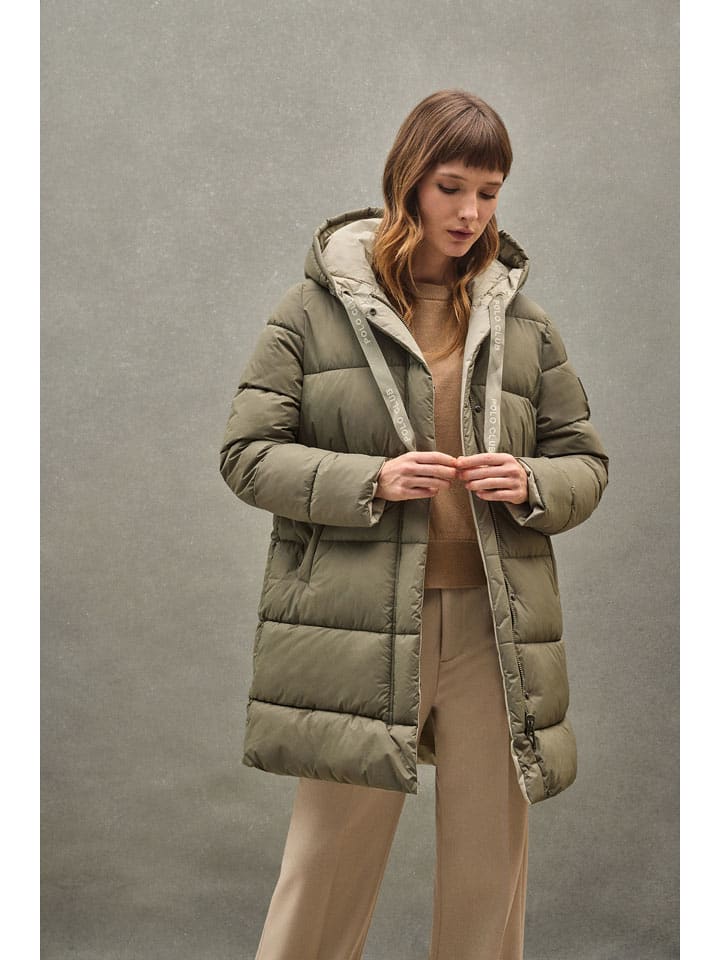 Dámska bunda Polo Club Beige/ Khaki 2582358 Wende-Steppjacke in Beige/ Khaki - 6