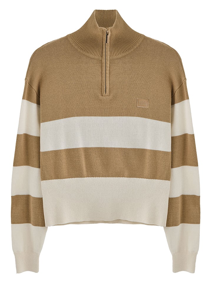 Sveter Polo Club Hellbraun/ Creme 3315343 Pullover in Hellbraun/ Creme - 5