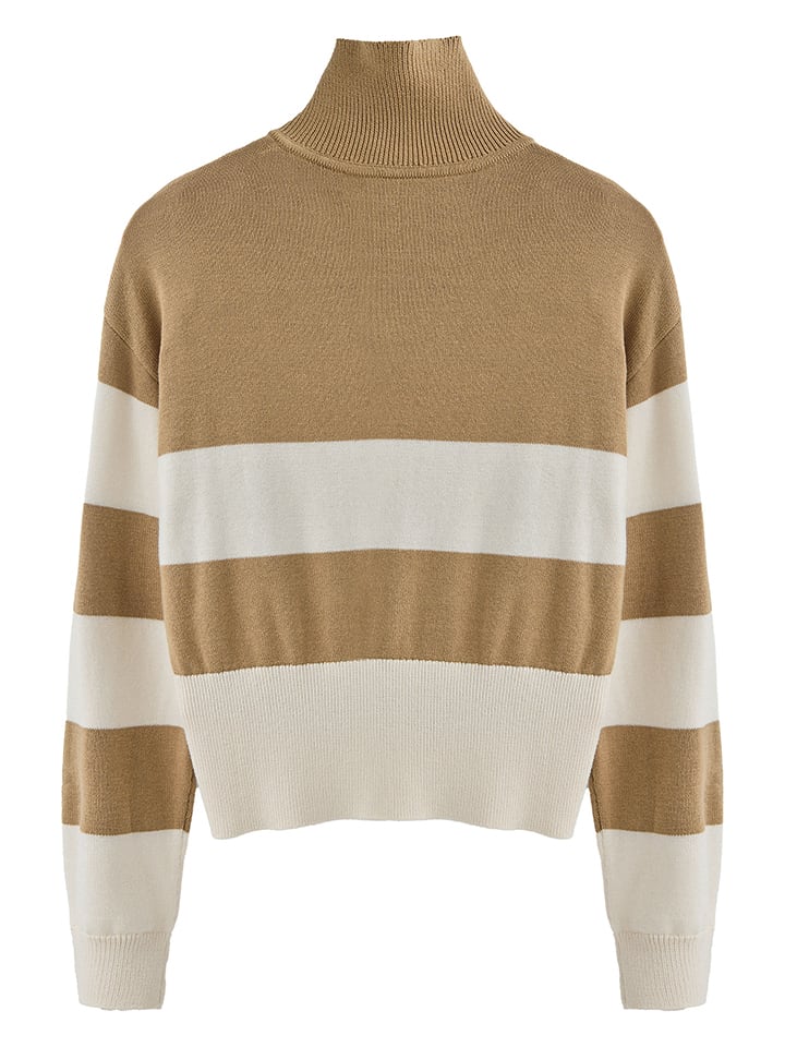 Sveter Polo Club Hellbraun/ Creme 3315343 Pullover in Hellbraun/ Creme - 6