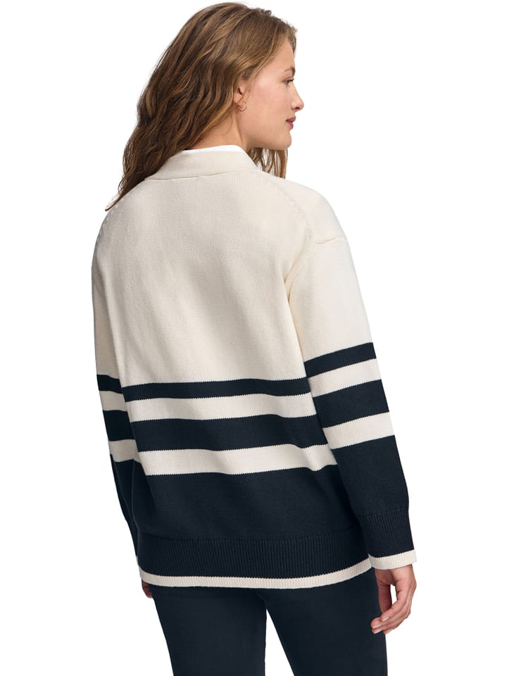 Sveter Polo Club Creme/ Dunkelblau 2800609 Cardigan in Creme/ Dunkelblau - 2