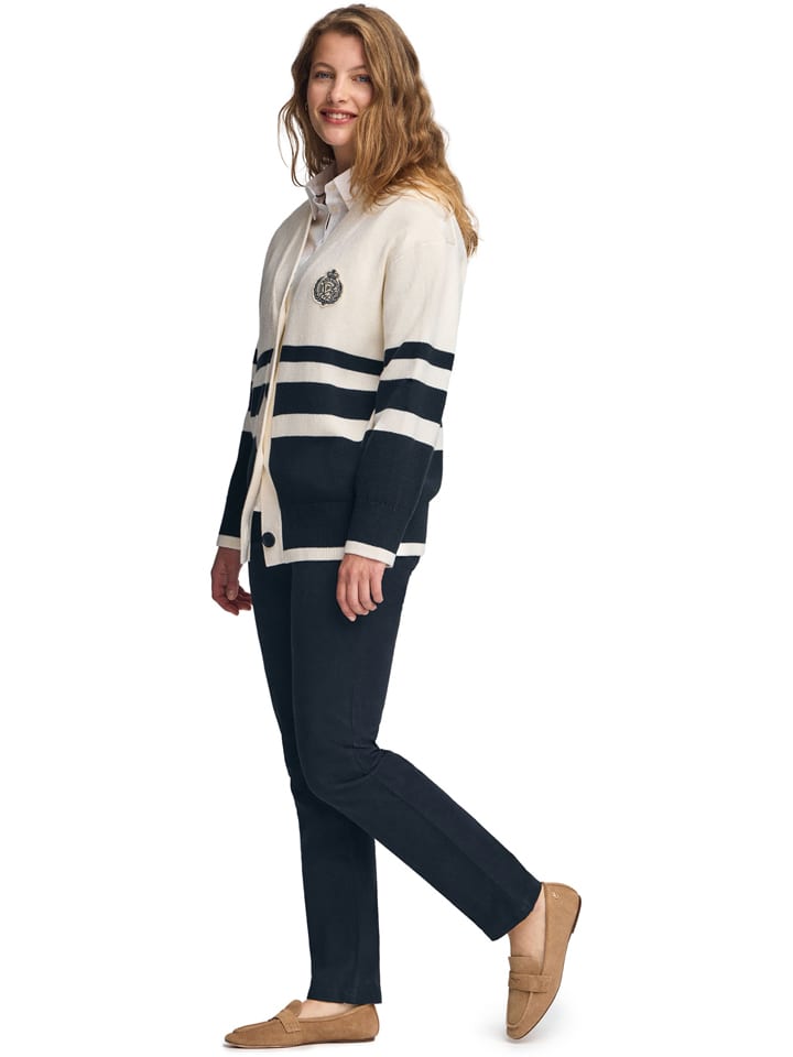 Sveter Polo Club Creme/ Dunkelblau 2800609 Cardigan in Creme/ Dunkelblau - 4