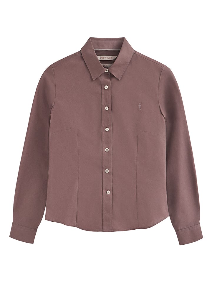 Košeľa Polo Club Hellbraun 5167664 Hemd - Slim fit - in Hellbraun - 5