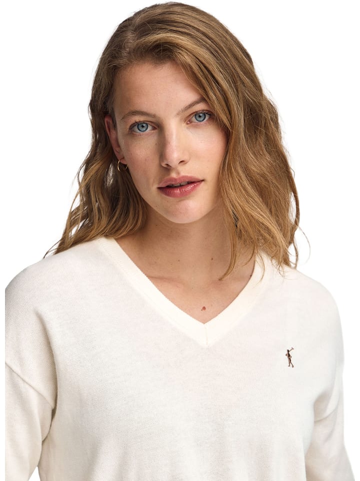 Sveter Polo Club Creme 687149 Pullover in Creme - 3