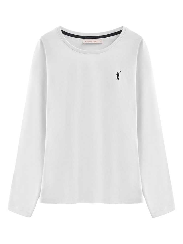 Tričko Polo Club Weiß 7772603 Longsleeve in Weiß - 1