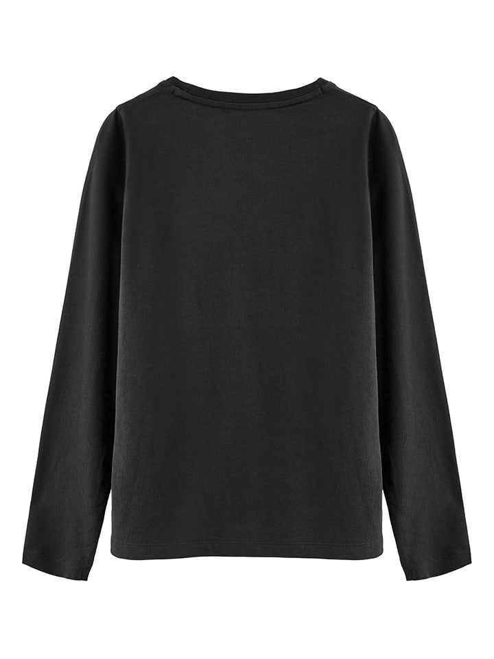 Tričko Polo Club Schwarz 206487 Longsleeve in Schwarz - 2