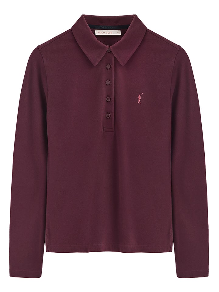Tričko Polo Club Bordeaux 623903 Pololongsleeve in Bordeaux - 1