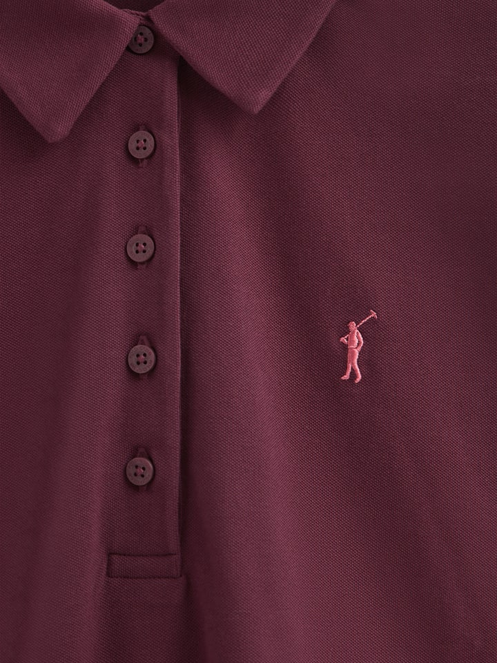 Tričko Polo Club Bordeaux 623903 Pololongsleeve in Bordeaux - 2