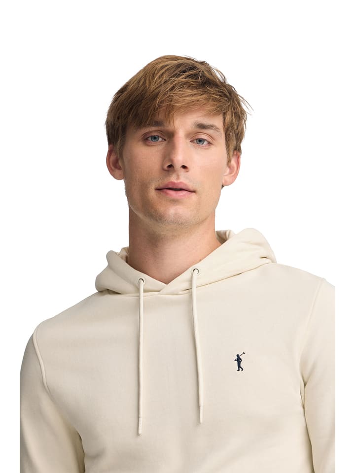 Mikina Polo Club Creme 7370502 Hoodie in Creme - 3