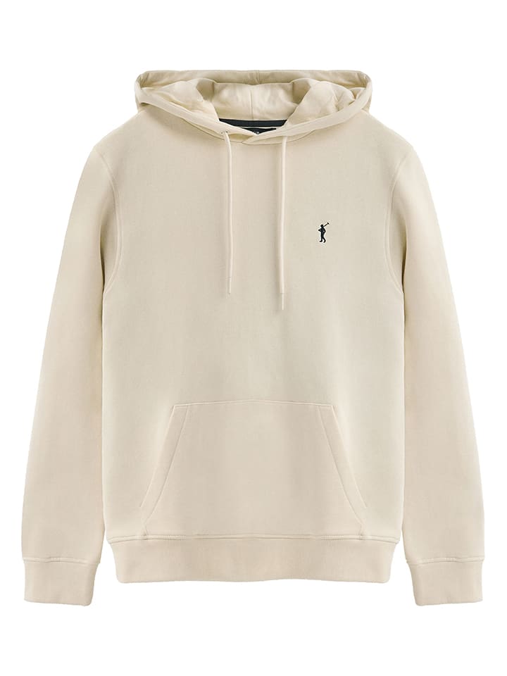 Mikina Polo Club Creme 7370502 Hoodie in Creme - 5