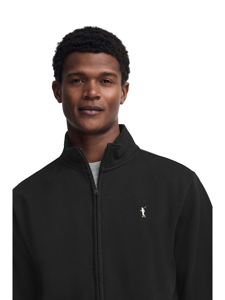 Mikina Polo Club Schwarz 3221650 Sweatjacke in Schwarz - 3