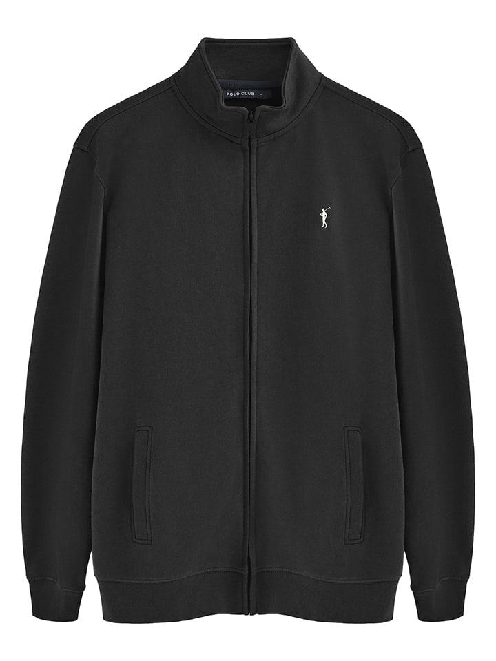Mikina Polo Club Schwarz 3221650 Sweatjacke in Schwarz - 5