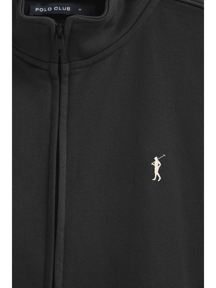Mikina Polo Club Schwarz 3221650 Sweatjacke in Schwarz - 6