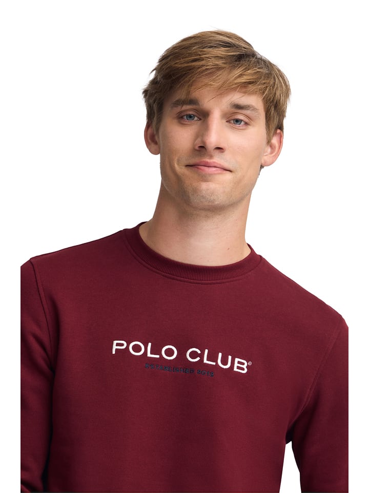 Mikina Polo Club Bordeaux 3913451 Sweatshirt in Bordeaux - 3