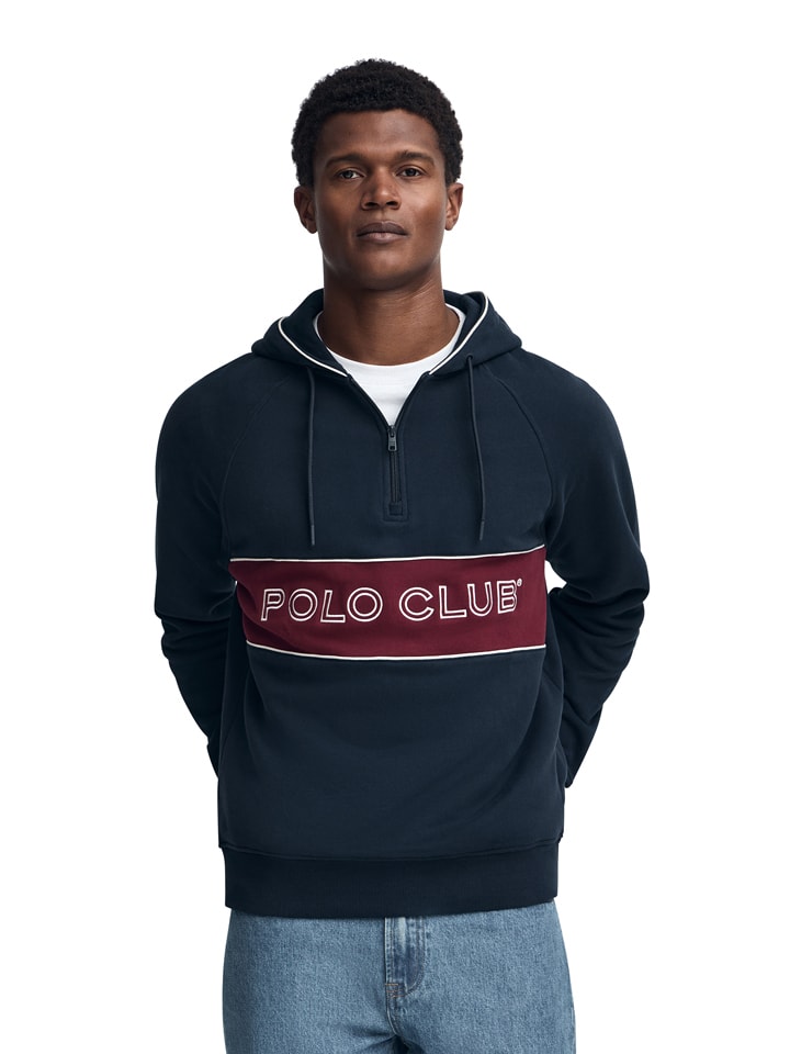 Mikina Polo Club Dunkelblau 9106347 Hoodie in Dunkelblau - 1