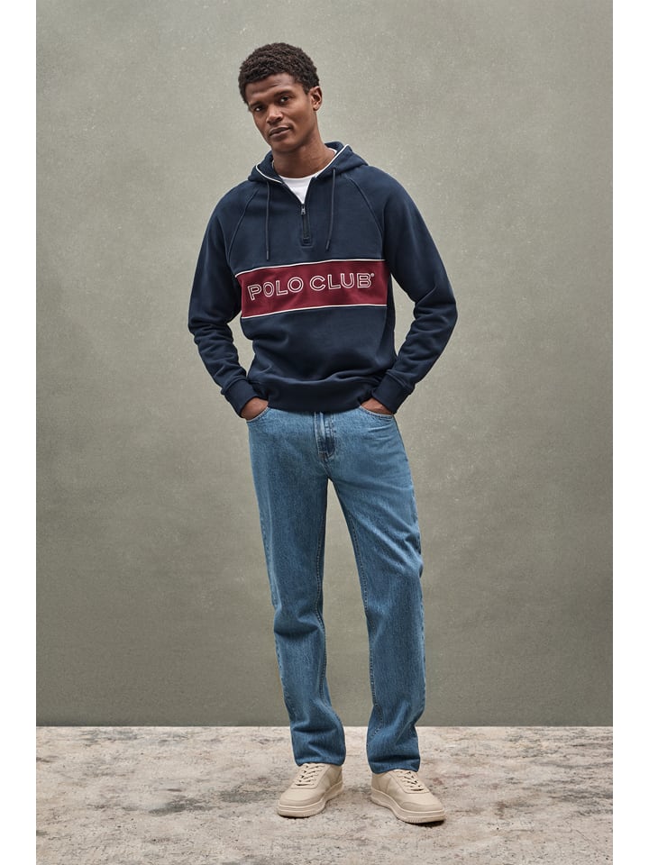 Mikina Polo Club Dunkelblau 9106347 Hoodie in Dunkelblau - 5