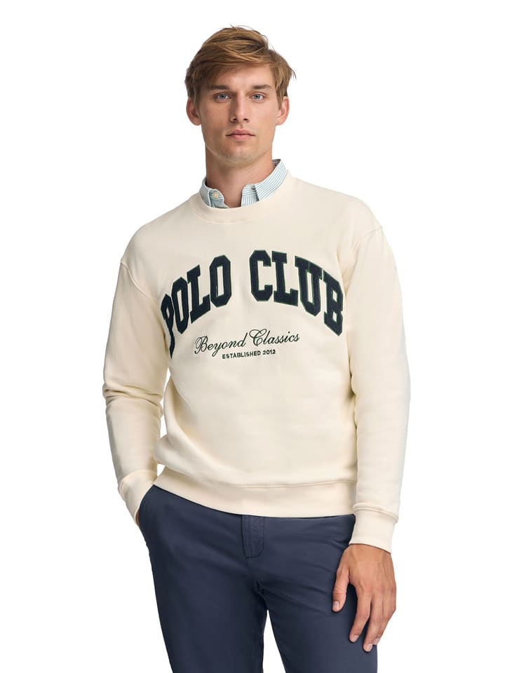 Mikina Polo Club Creme 1415487 Sweatshirt in Creme - 1