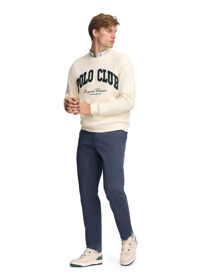 Mikina Polo Club Creme 1415487 Sweatshirt in Creme - 4