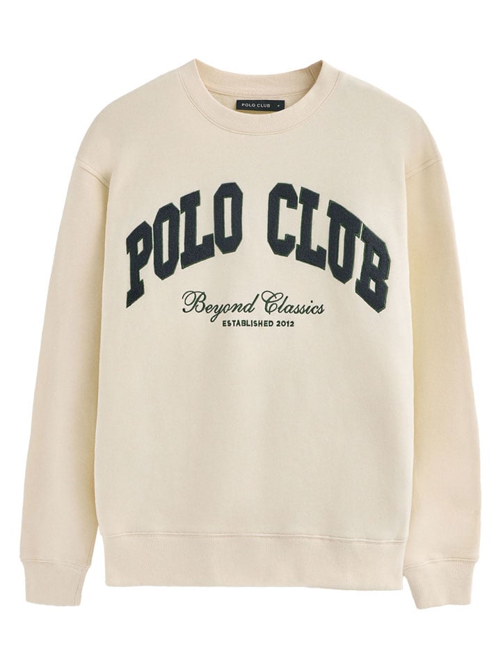 Mikina Polo Club Creme 1415487 Sweatshirt in Creme - 5