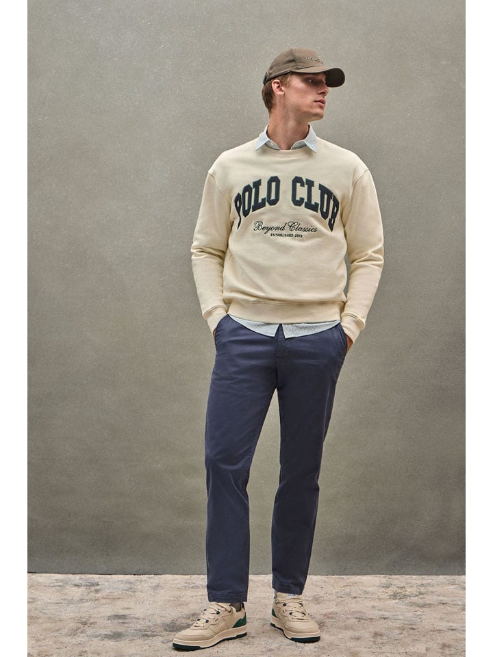 Mikina Polo Club Creme 1415487 Sweatshirt in Creme - 8
