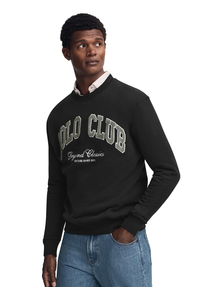 Mikina Polo Club Schwarz 783331 Sweatshirt in Schwarz - 1