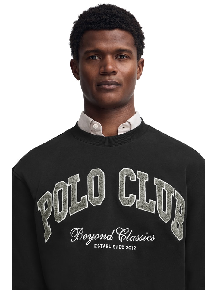 Mikina Polo Club Schwarz 783331 Sweatshirt in Schwarz - 3