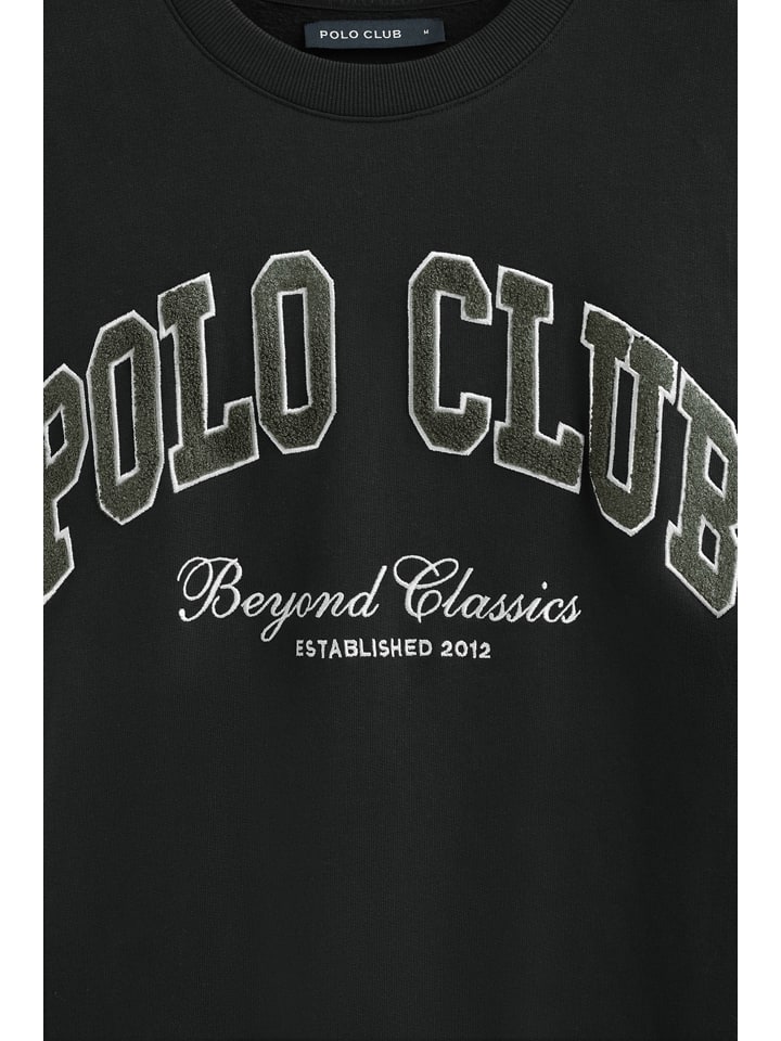 Mikina Polo Club Schwarz 783331 Sweatshirt in Schwarz - 6