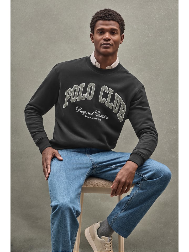 Mikina Polo Club Schwarz 783331 Sweatshirt in Schwarz - 8