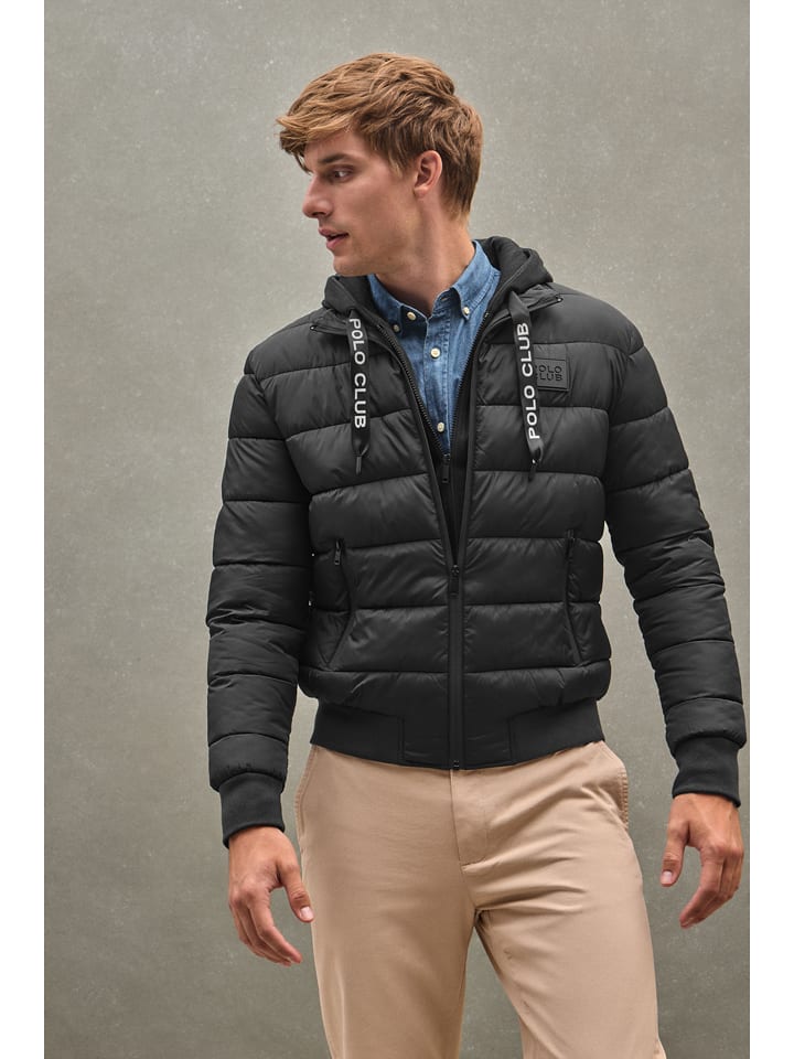 Bunda Polo Club Schwarz 8416272 Steppjacke in Schwarz - 10