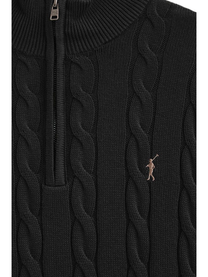 Sveter Polo Club Schwarz 655312 Pullover in Schwarz - 3