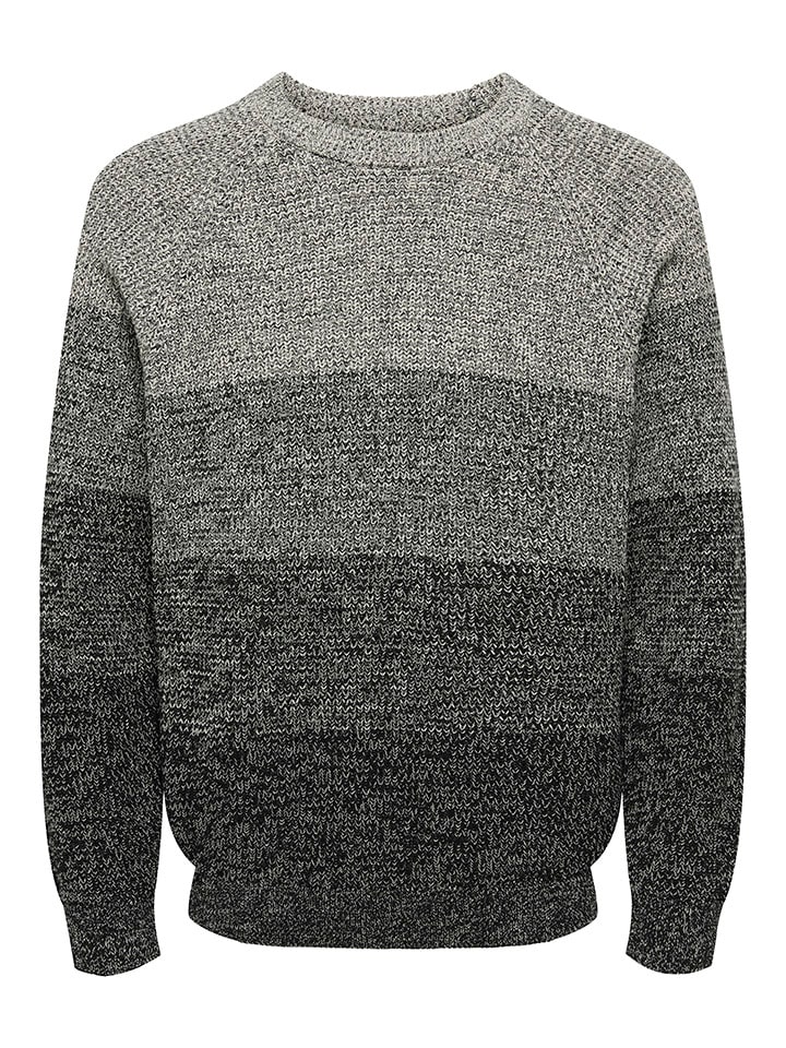 Svetr ONLY & SONS Schwarz/ Grau 677010