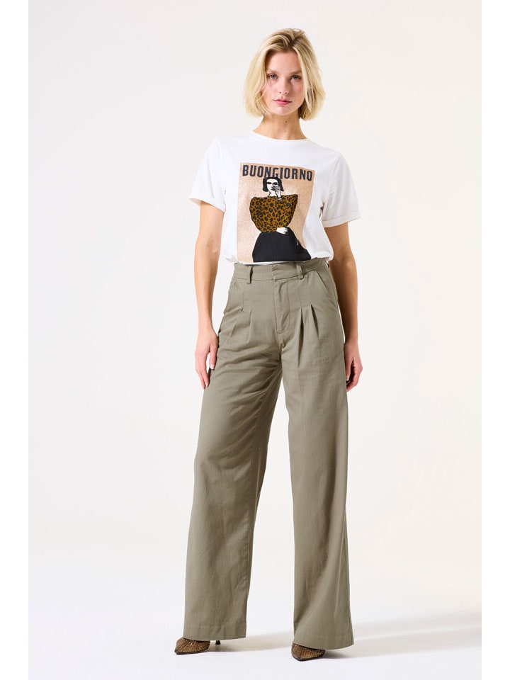 Nohavice Garcia Khaki 3684043