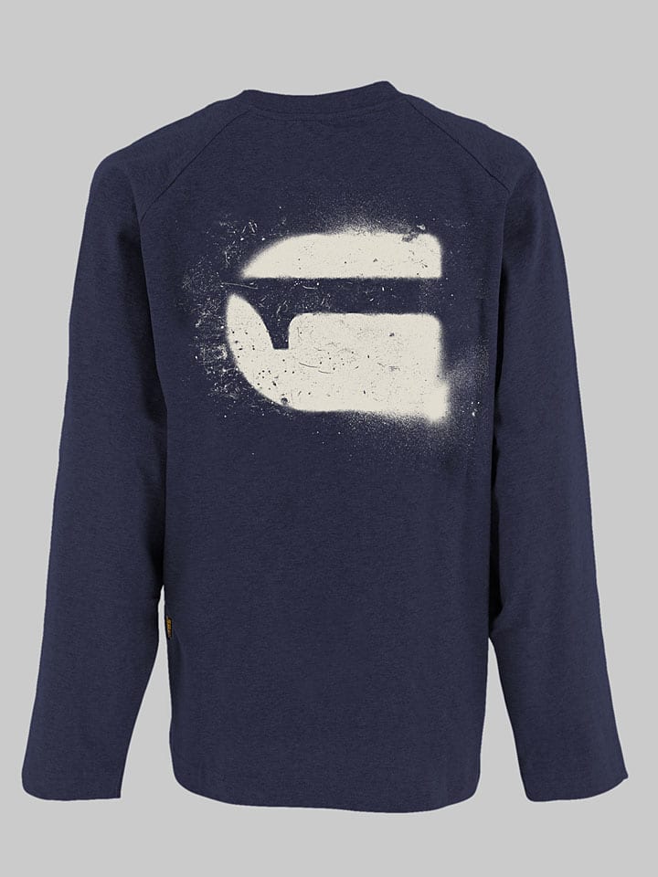 Tričko G-Star Dunkelblau 4012158 Longsleeve in Dunkelblau - 2