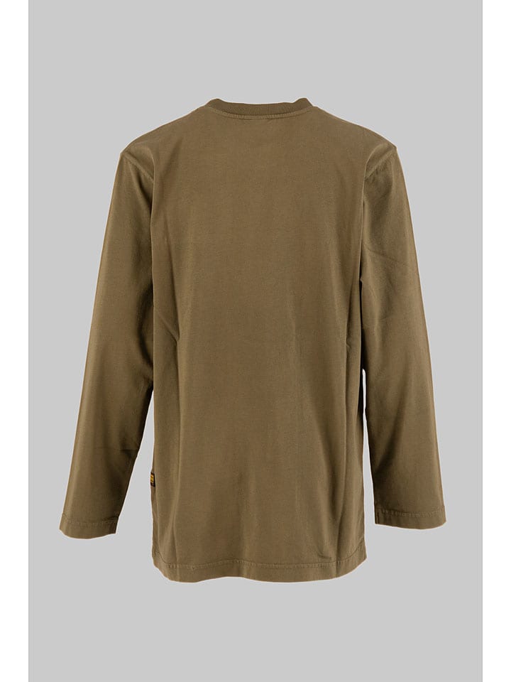 Tričko G-Star Hellbraun 7215510 Longsleeve in Hellbraun - 2