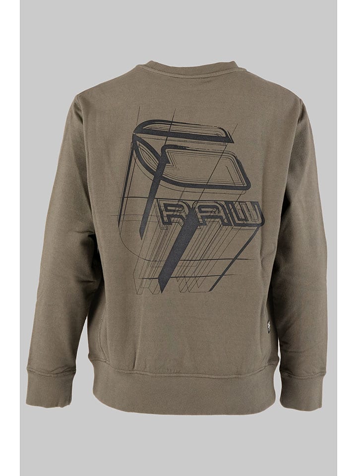 Detská mikina G-Star Khaki 8970120 Sweatshirt in Khaki - 2