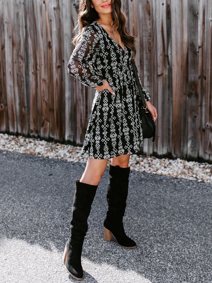 Šaty Milan Kiss Schwarz 2926267 Kleid in Schwarz - 3