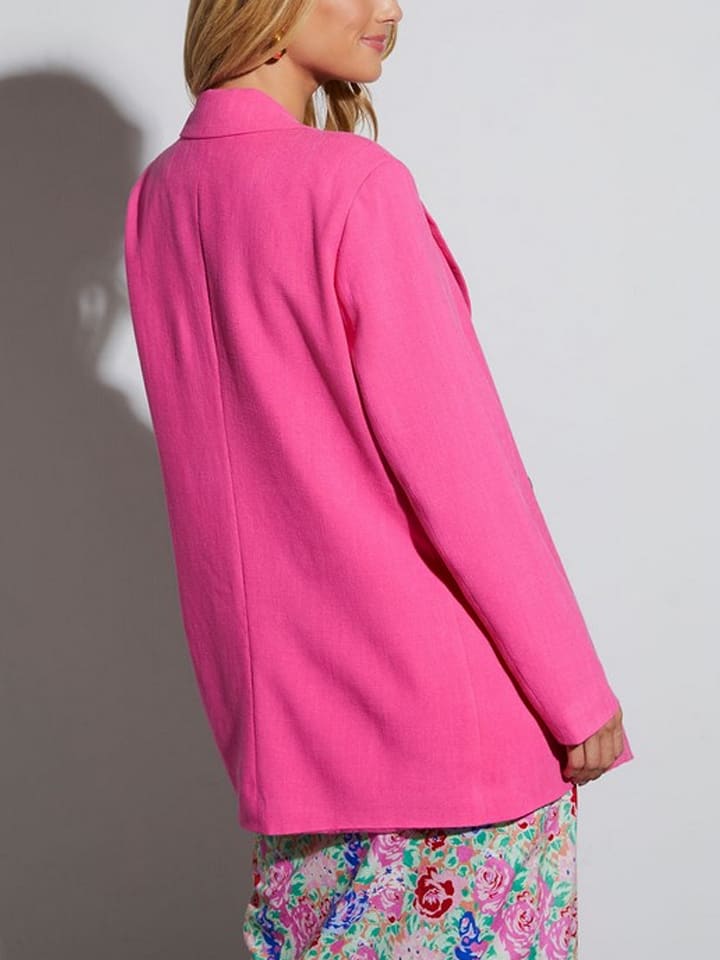 Dámska bunda Milan Kiss Pink 1937246 Blazer in Pink - 4