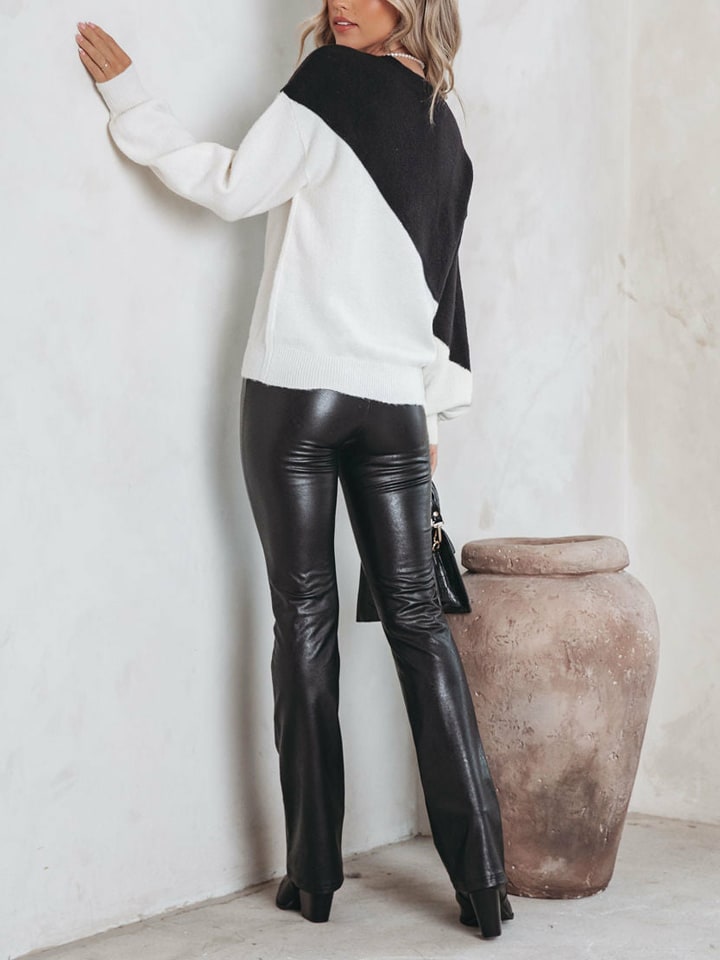 Sveter Milan Kiss Weiß/ Schwarz 2681781 Pullover in Weiß/ Schwarz - 4