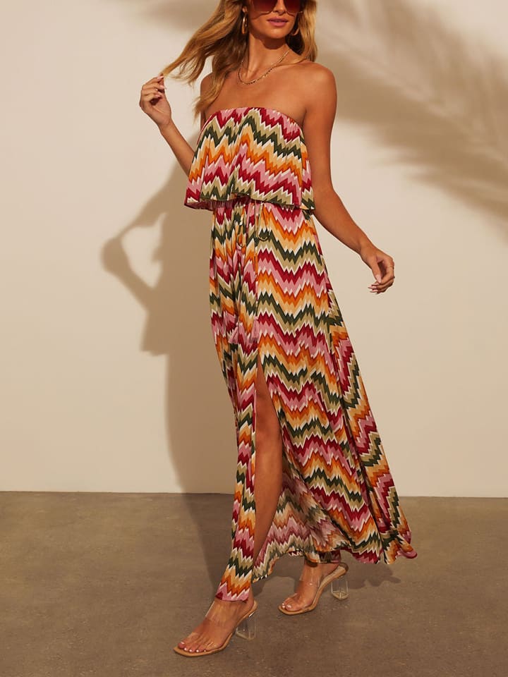 Šaty Milan Kiss Bunt 159408 Kleid in Bunt - 2